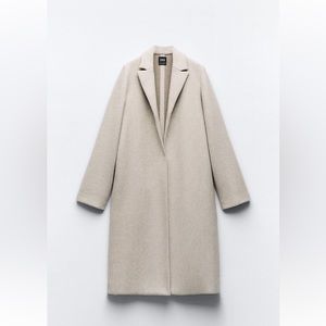 Viral Zara Coat (Felt Textured Coat)